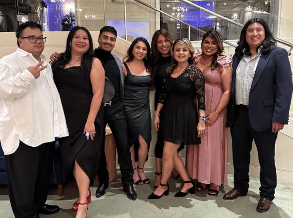 Rivermark staff at an event.