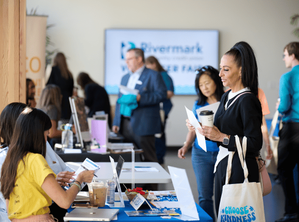 The Rivermark volunteer fair.