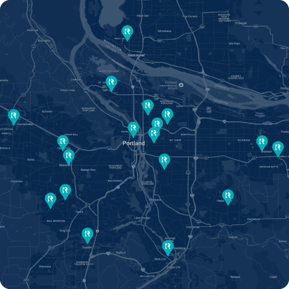 Map of Rivermark locations.