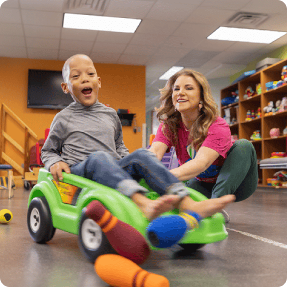 Children's hospital scene