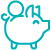 Piggy bank icon