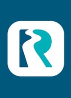 App Store Logo Icon with blue background