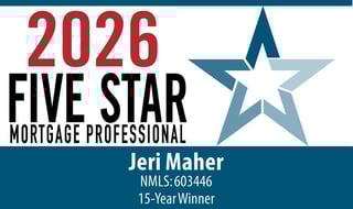2026 Five Start Mortgage Professional Award for Jeri Maher