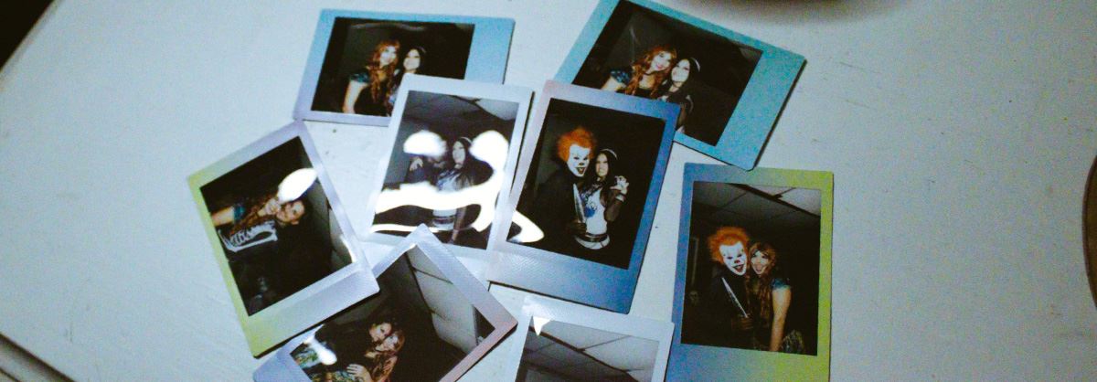 Polaroid Halloween photos. 